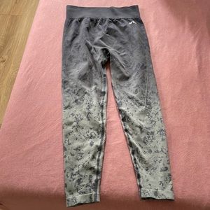 AYBL flare seamless leggings size large. Grayish blue color.